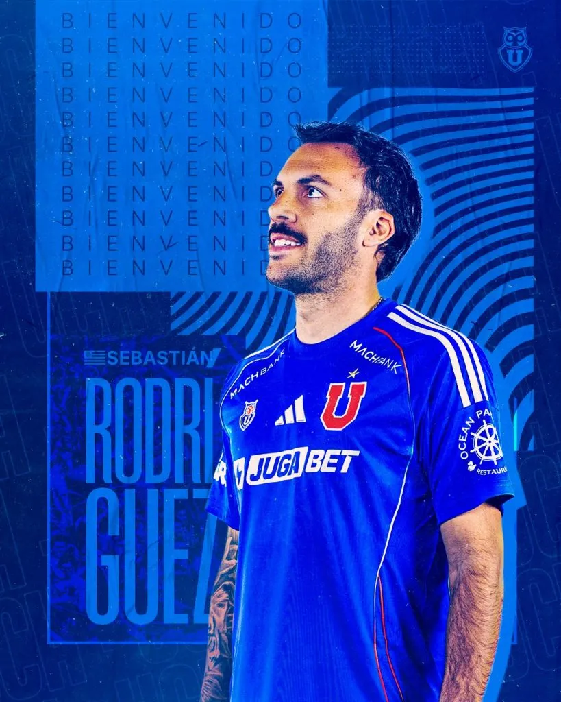 Sebastián Rodríguez es el segundo refuerzo de la U para la segunda rueda. Foto. U. de Chile.