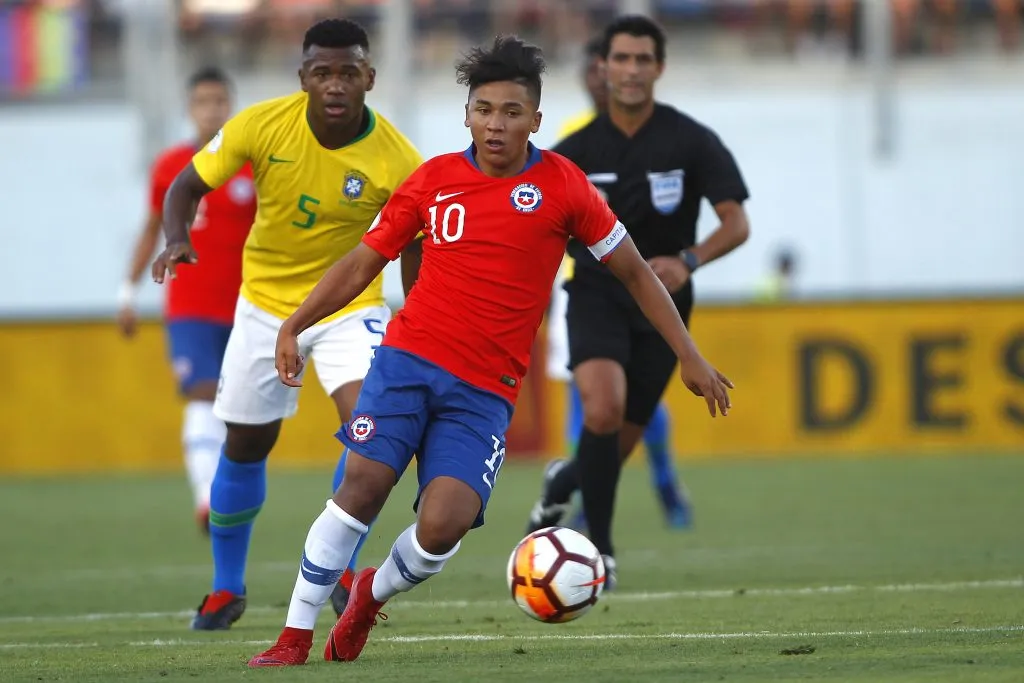 Allende fue parte de La Roja Sub 20 que disputó el campeonato sudamericano del 2019. (Foto: Marcelo Hernandez/Photosport)