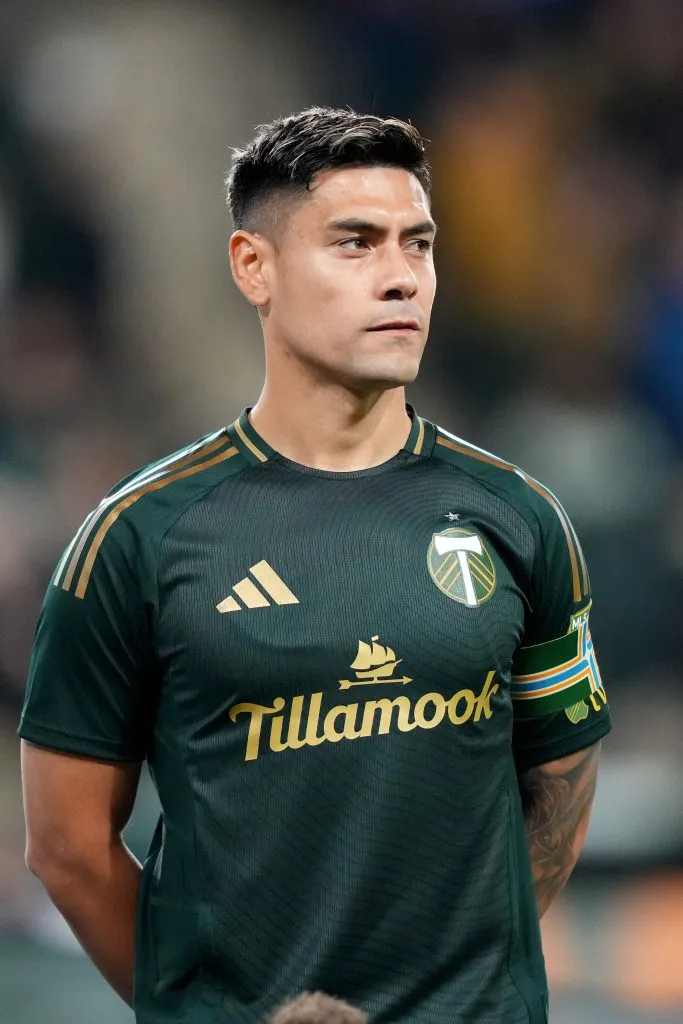 Felipe Mora celebra su vuelta al gol. Foto: Portland Timbers.