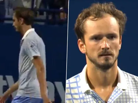 El polémico gesto de Medvedev tras perder en el Masters de Canadá