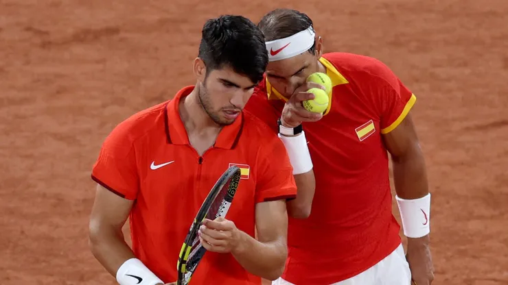 Carlos Alcaraz y Rafael Nadal