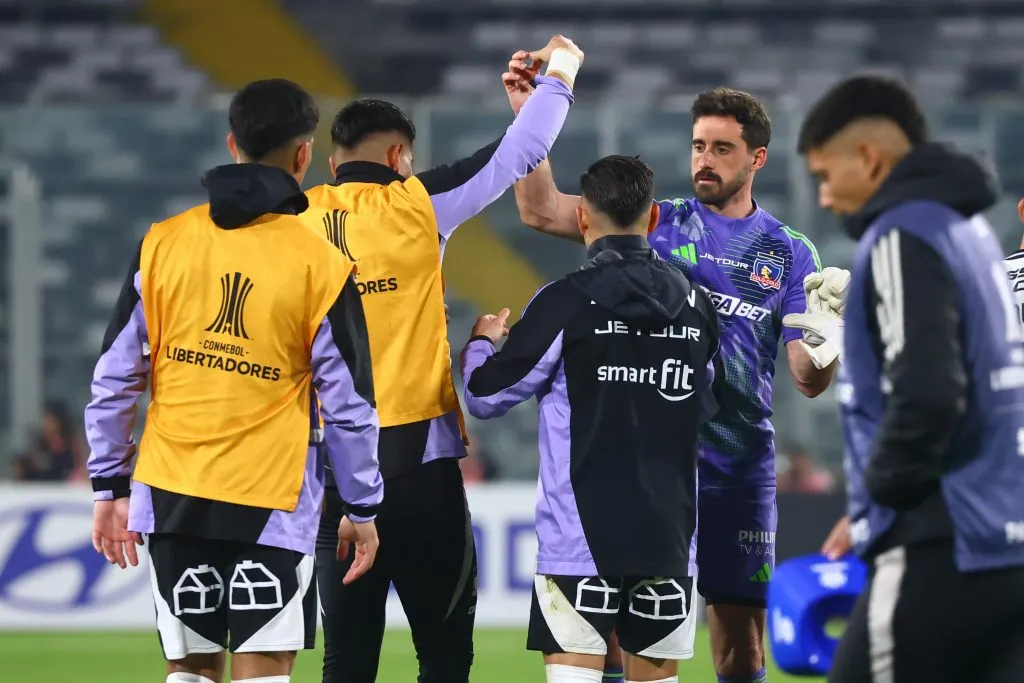 Fernando De Paul y Brayan Cortés han tenido un 2025 más que intenso en la pelea por el arco de Colo Colo. Foto: Photosport.