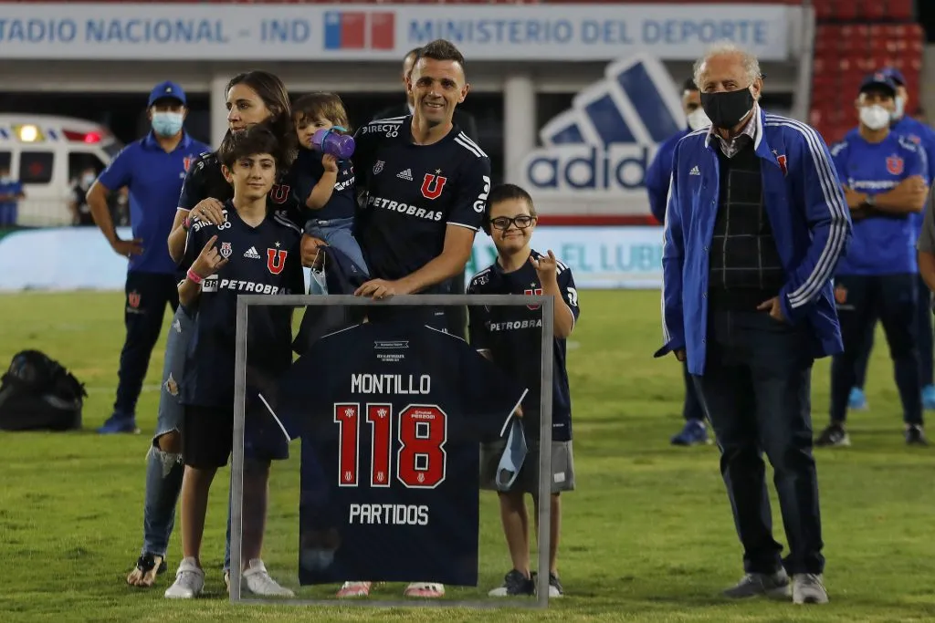 Walter Montillo se retiró en 2021 en U. de Chile. Imagen: Photosport