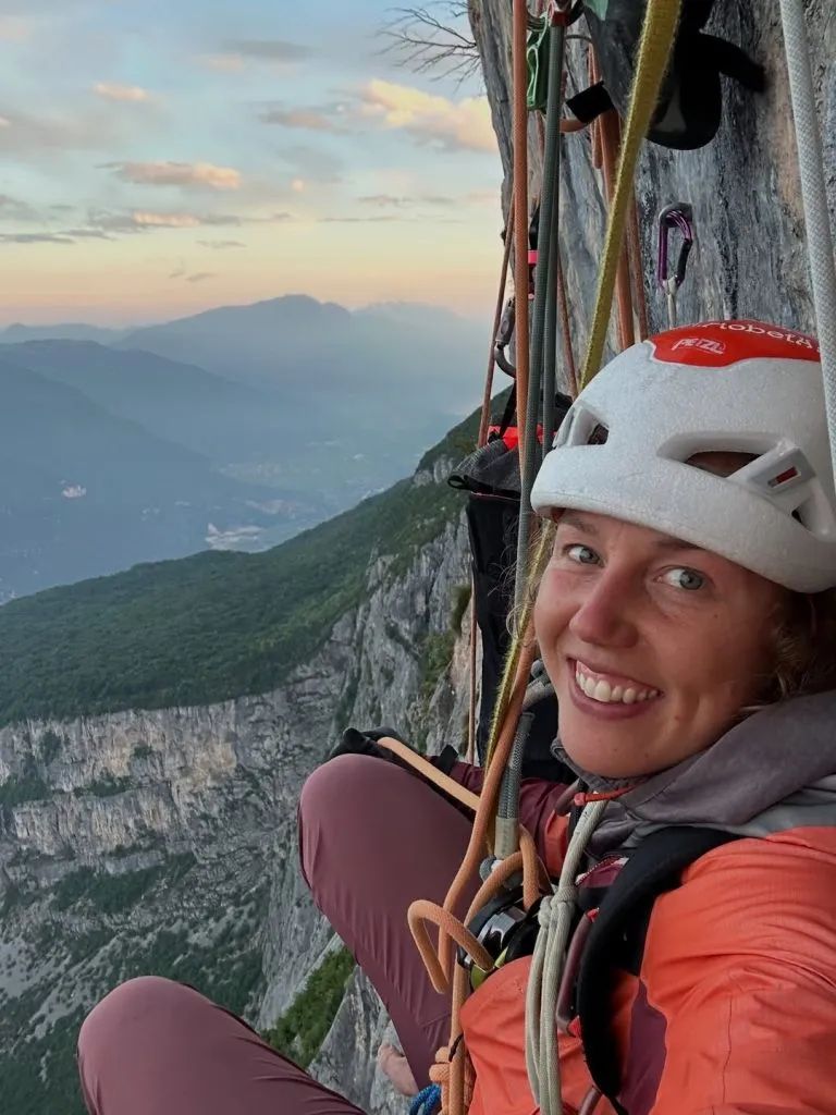 Laura Dahlmeier en la montaña (Instagram).