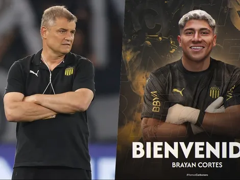 "Es de jerarquía": DT de Peñarol feliz por llegada de Cortés