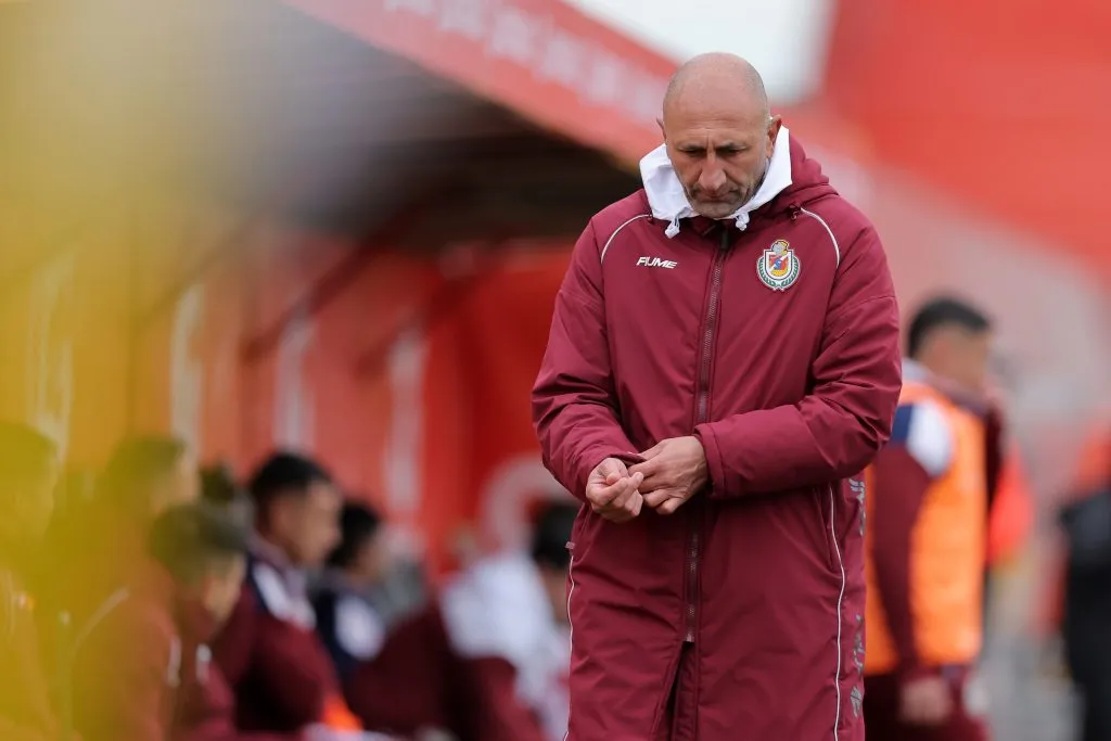 Cristian Paulucci en el estadio Santa Laura, donde La Serena cayó ante Unión Española. (Javier Torres/Photosport).