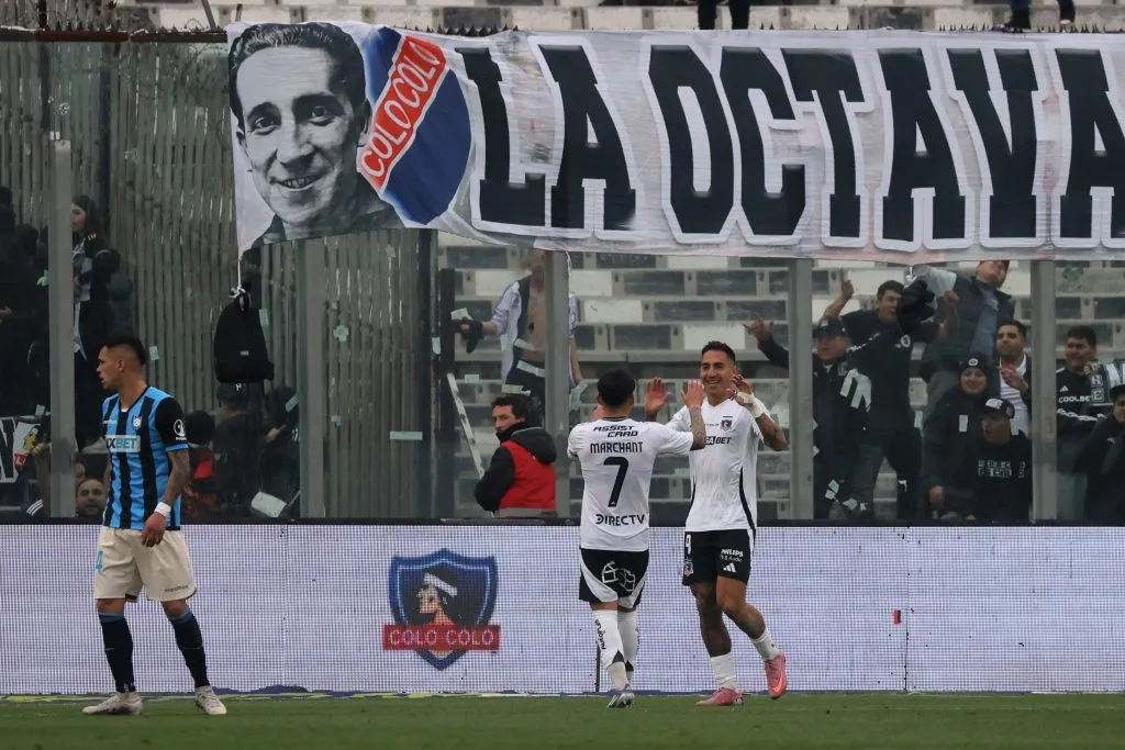 Javier Correa salvó a Colo Colo de una derrota. Foto: Jonnathan Oyarzun/Photosport