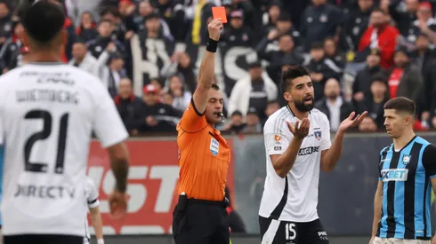 Emiliano Amor no terminó el encuentro ante Huachipato.