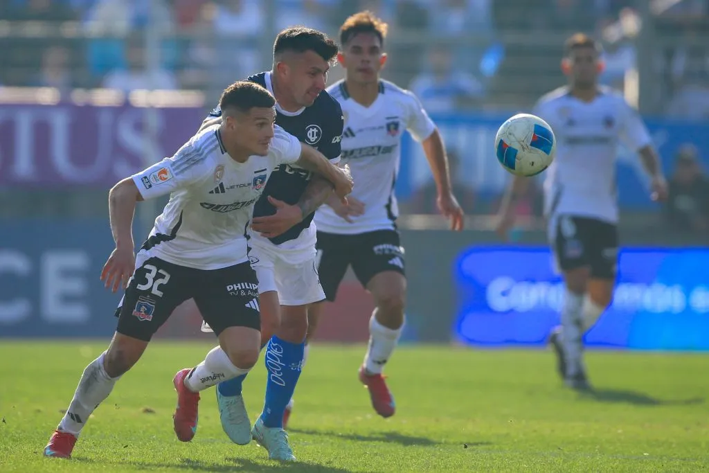 Lucas Cepeda y Vicente Pizarro se irán de Colo Colo en las próximas semanas. Foto: Photosport.