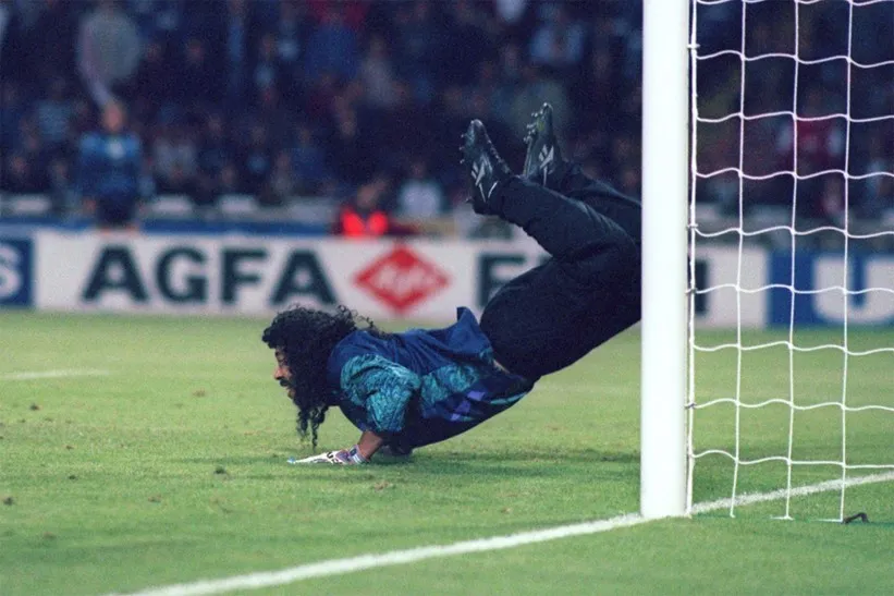 Higuita y el Escorpión que patentó en los 90