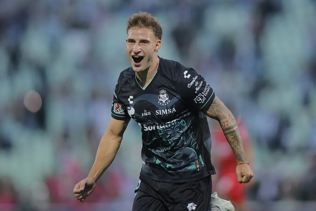6 goles en 12 partidos ha anotado Bruno Barticciotto en Santos Laguna. (Foto: Manuel Guadarrama/Getty Images)