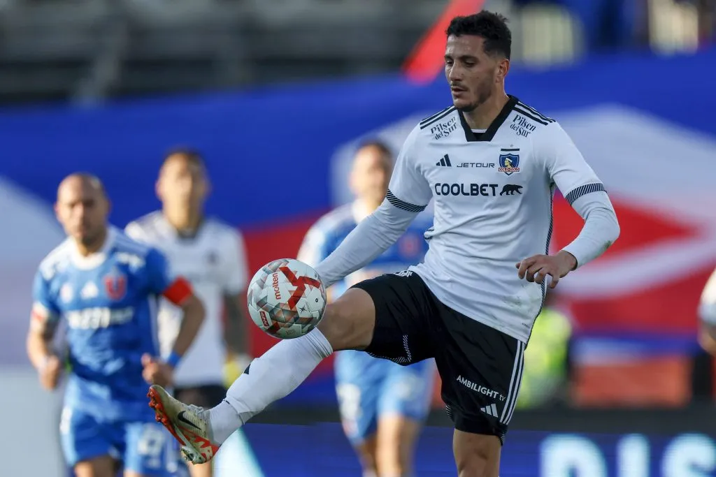 Gonzalo Castellani disputó 26 partidos con la camiseta de Colo Colo durante la campaña 2024: fueron 1.171 minutos. (Andrés Piña/Photosport)