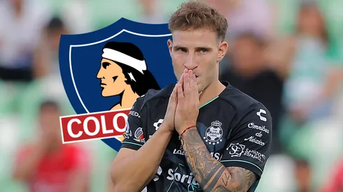 Bruno Barticciotto le hace el quite a Colo Colo.