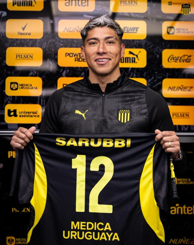 Brayan Cortés luce radiante en su nuevo desafío en Peñarol. (Foto: @OficialCAP).