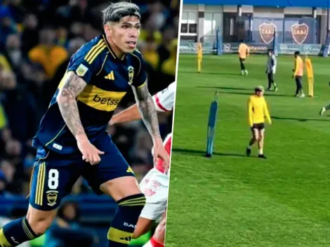 "Ah, pero en el boliche...": Critican a Palacios por entrenamiento en Boca Jrs
