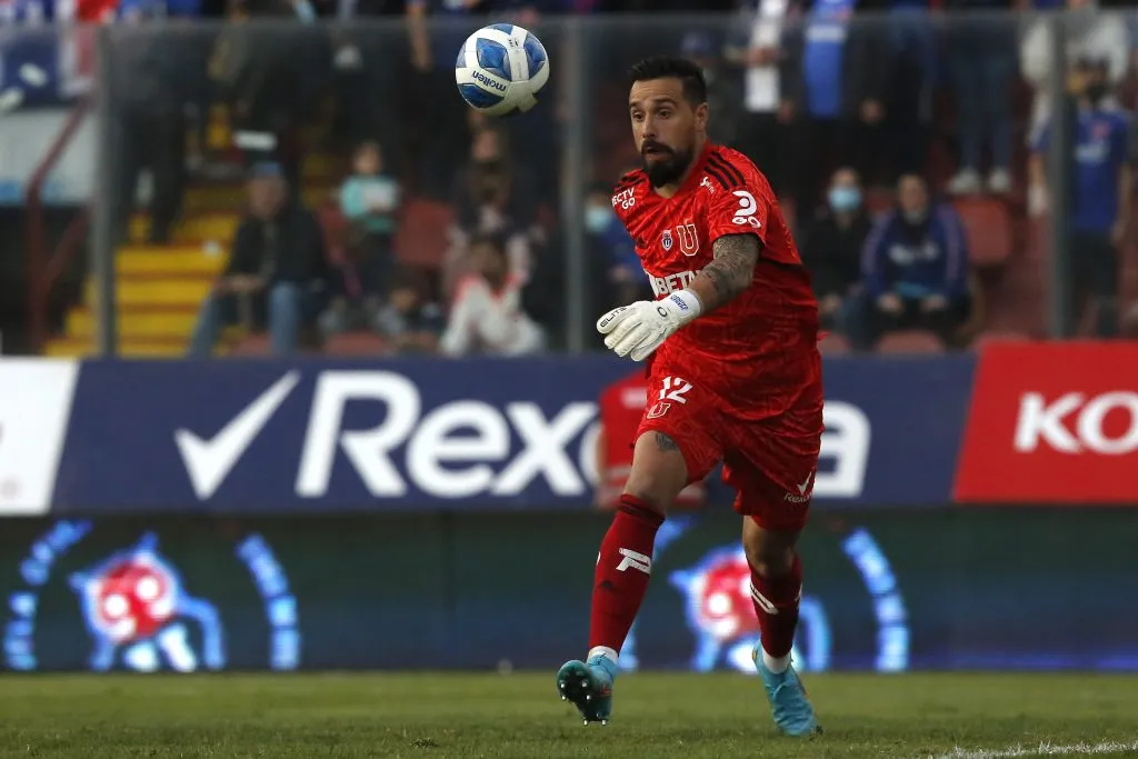 Hernán Galíndez atajó menos de seis meses en U de Chile. Foto: Jonnathan Oyarzun/Photosport