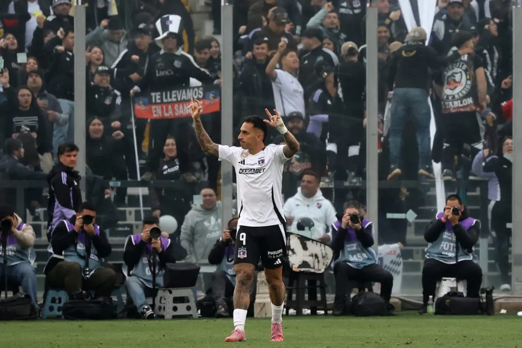 Javier Correa fue el gran fichaje de Colo Colo en el segundo semestre de 2024. Foto: Jonnathan Oyarzun/Photosport