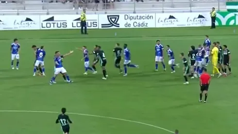 En combos terminó el primer tiempo del amistoso del Betis ante Como de Cesc Fabregas.