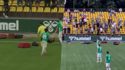 Los hinchas del Žalgiris perdieron la paciencia.