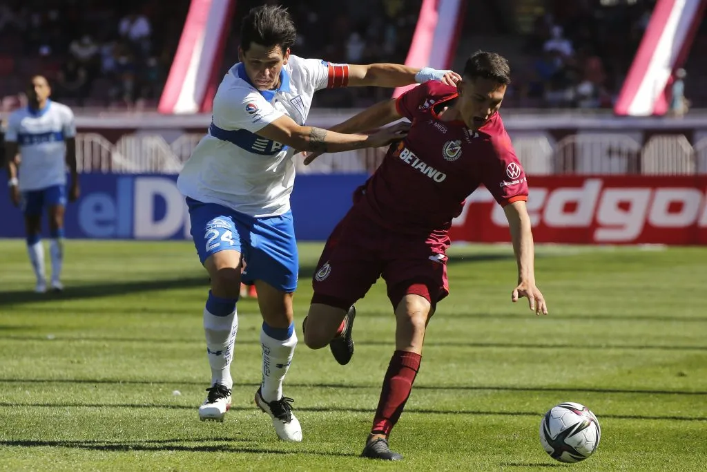 Facundo Agüero jugó 39 partidos en La Serena. Hizo un gol, regaló una asistencia y recibió 9 tarjetas amarillas y dos rojas. (Jonnathan Oyarzun/Photosport).