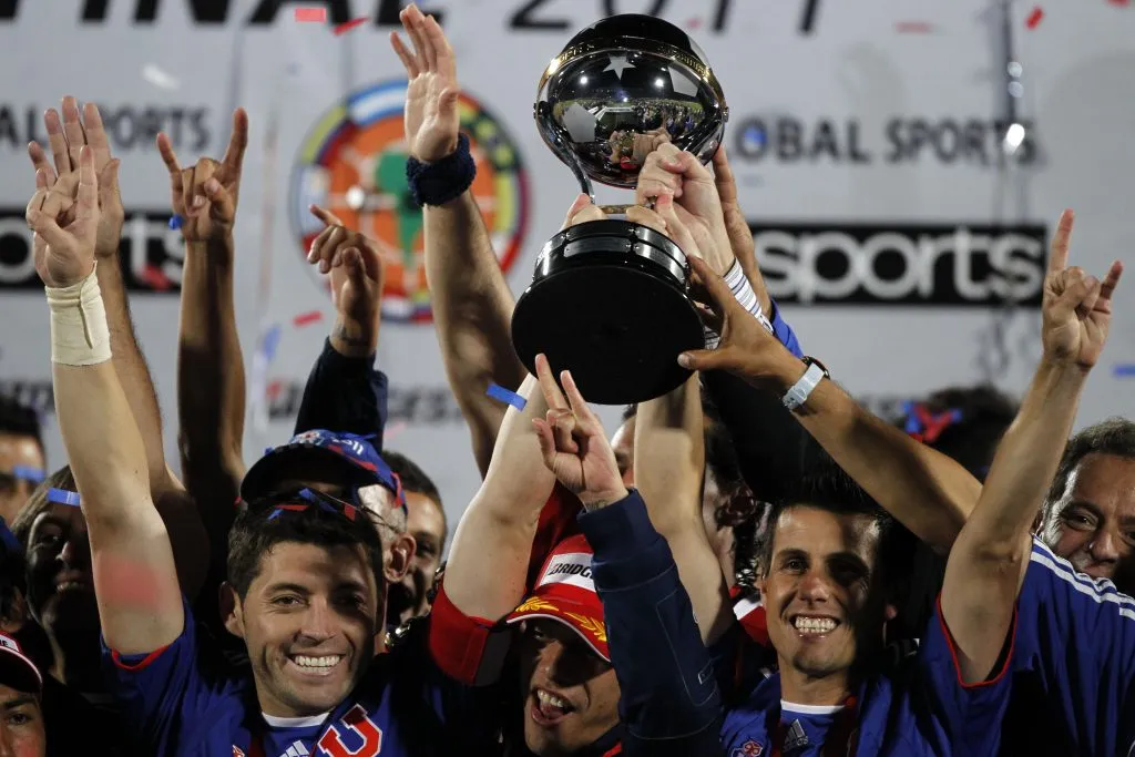 Diego Rivarola fue uno de los referentes de Universidad de Chile en la campaña de la Copa Sudamericana 2011. | Foto: Photosport.