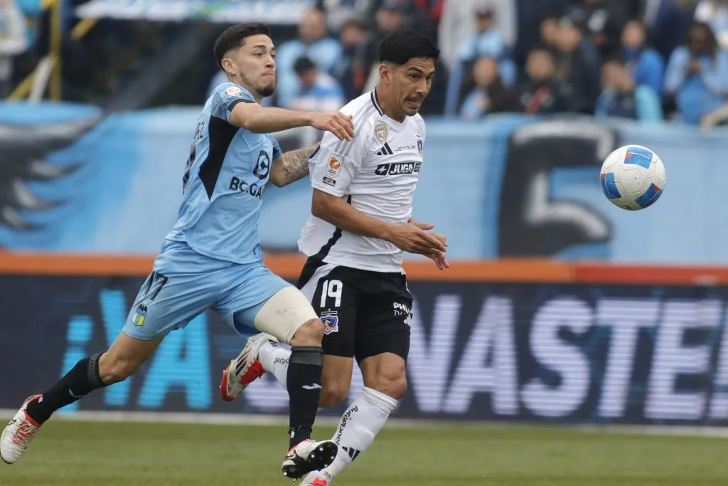 Salomón Rodríguez será titular en la delantera de Colo Colo para visitar a Everton. | Foto: Photosport.