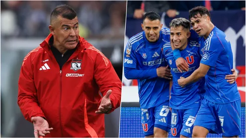 Caamaño se burla del DT de Colo Colo durante la goleada de la U ante UE.