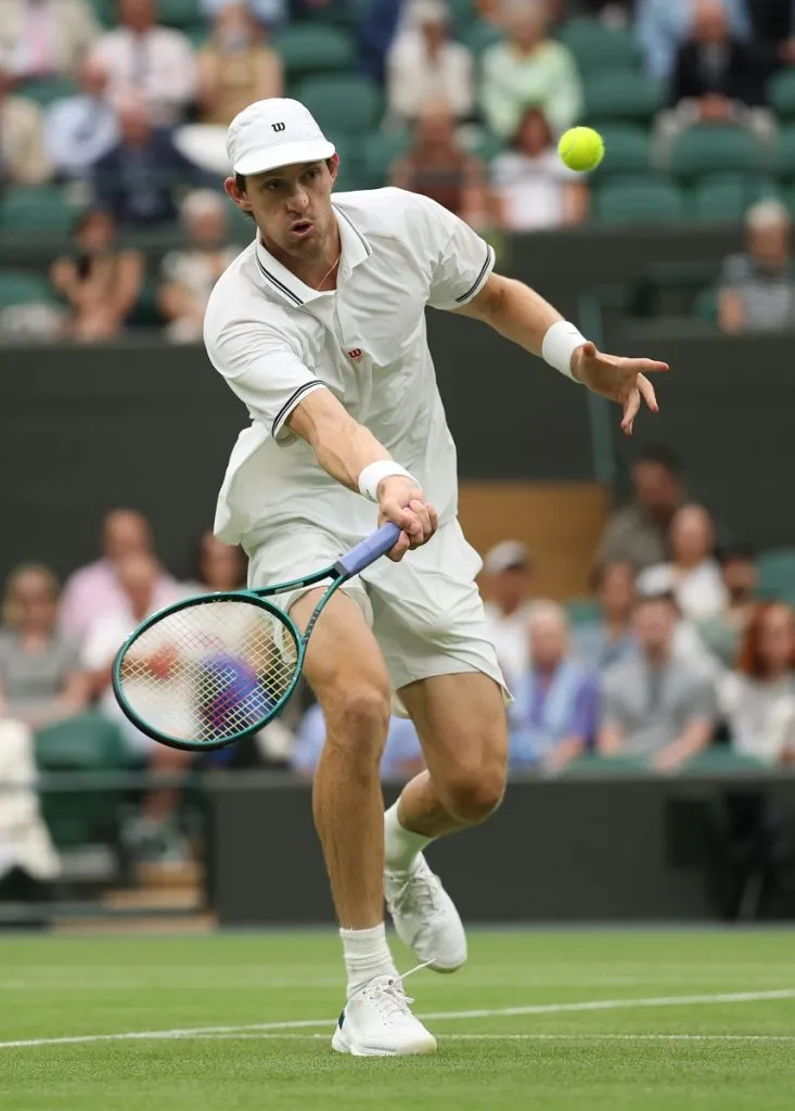 Nicolás Jarry en Wimbledon 2025 (Getty Images).