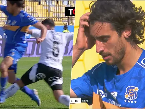 La jugada del polémico penal con que Everton le empató a Colo Colo