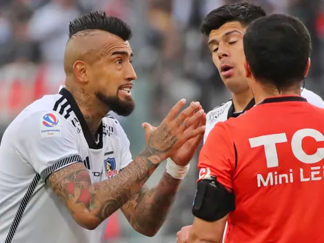 Vidal insiste y usa sus redes para hostigar a árbitro de Colo Colo