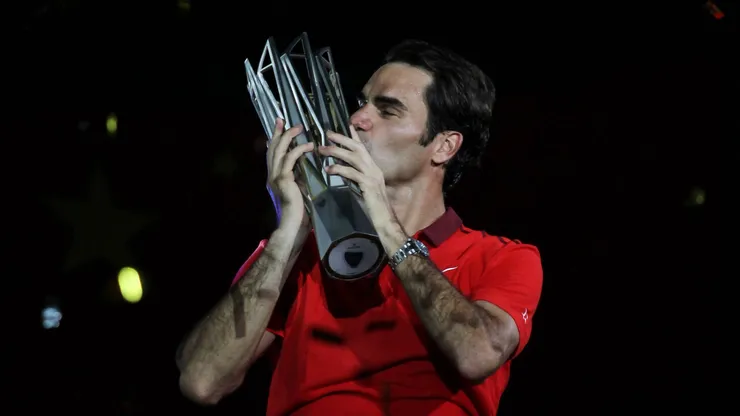 Roger Federer en el Masters de Shanghai 2014