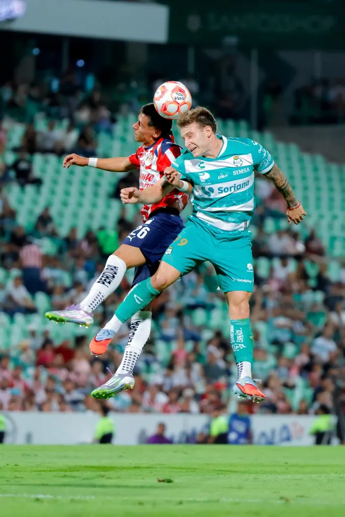 Bruno Barticciotto marcó y le dio el triunfo al Santos Laguna tras haber sonado como refuerzo de Colo Colo. Foto: JamMedia.