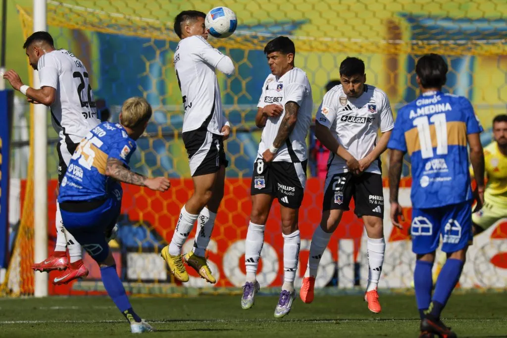 Lucas Soto tuvo una chance para anotar de tiro libre, pero su remate se fue alto. (Andres Pina/Photosport).