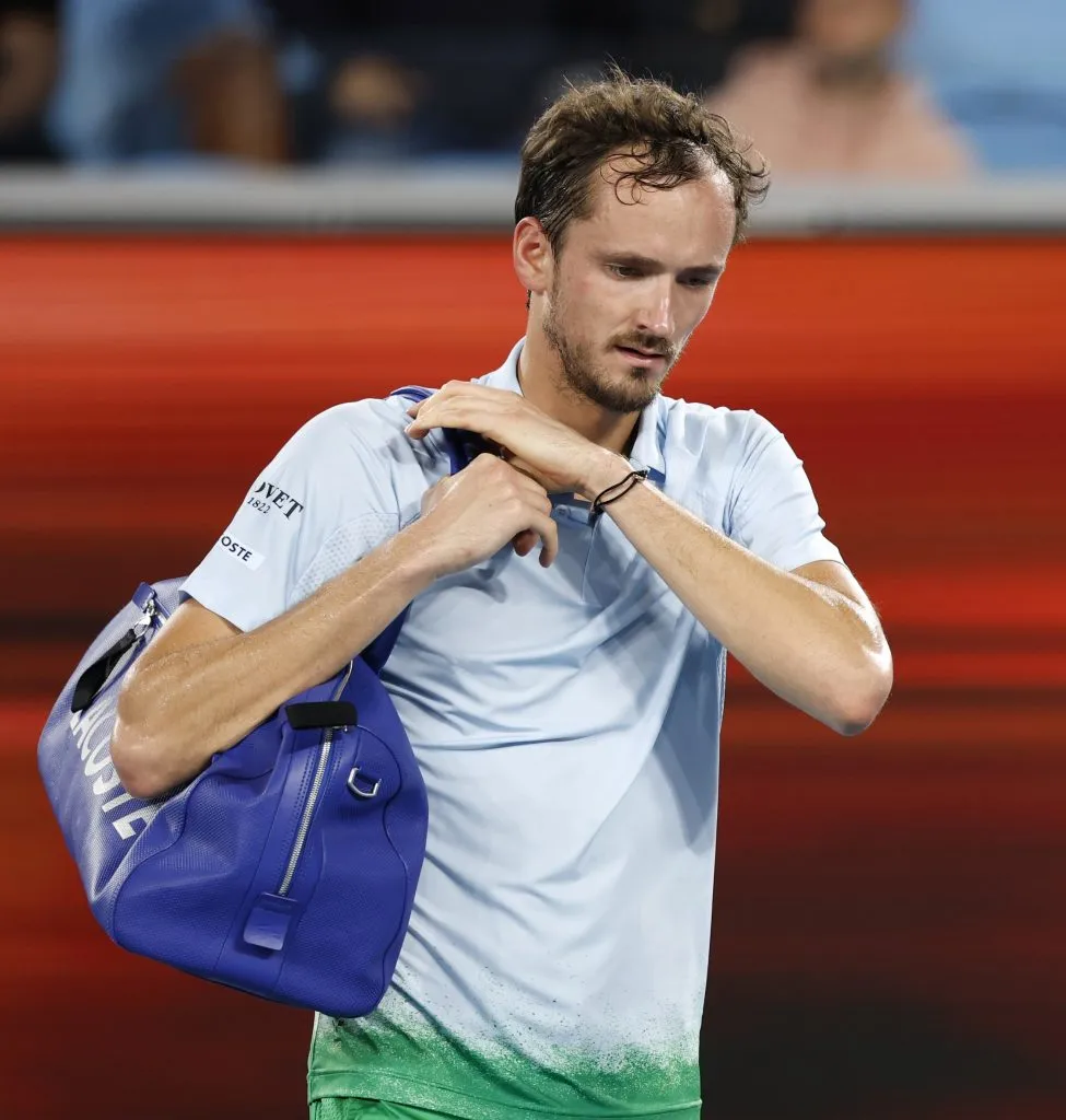 Daniil Medvedev en el Australian Open 2025 (Getty Images).