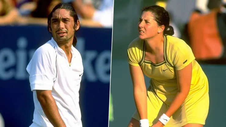 Marcelo Ríos y Monica Seles
