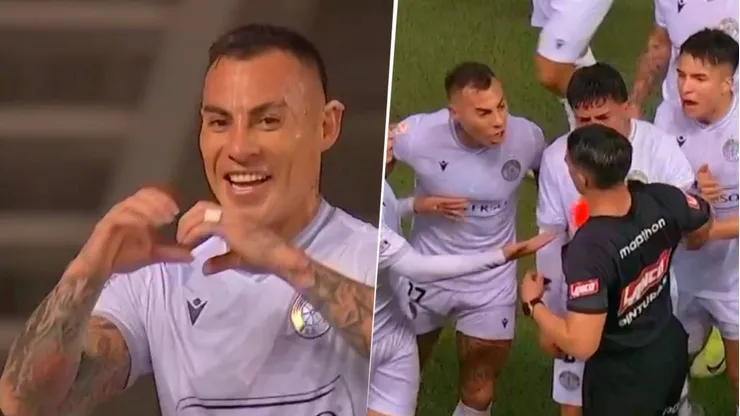 Vargas no pudo cortar con su racha sin goles