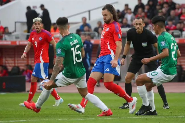 Brereton ante Bolivia, el último partido en el que jugó por la Roja
