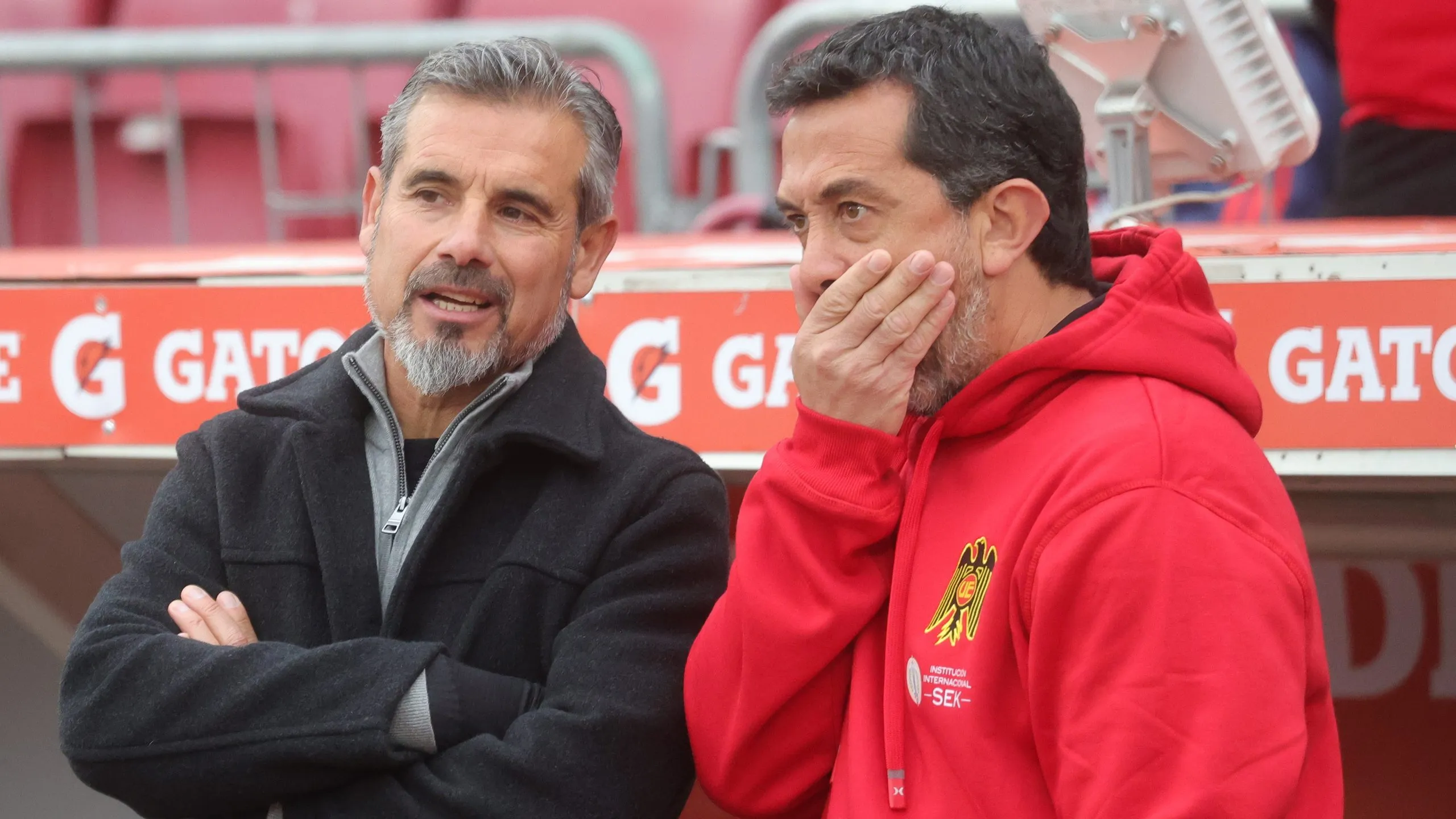 Futbol, Universidad de Chile vs Union Espanola 
Fecha 19, Liga de Primera 2025
El entrenador de Union Espanola Miguel Ramirez es fotografiado durante un partido de primera division contra Universidad de Chile disputado en el estadio Santa Laura en Santiago, Chile.
09/08/2025
Javier Salvo/Photosport

Football,, Universidad de Chile vs Union Espanola 
19th turn, First Division League 2025
Union Espanola head coach Miguel Ramirez is pictured during a first division match against Universidad de Chile at the Santa Laura stadium in Santiago, Chile.
09/08/2025
Javier Salvo/Photosport