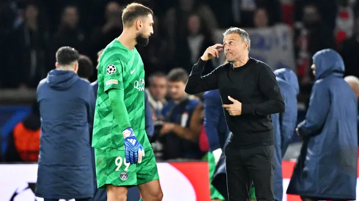 Gianluigi Donnarumma y Luis Enrique se odian en PSG.