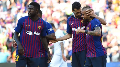 Arturo Vidal tuvo varios compañeros campeones del mundo en el Barcelona. Uno de ellos lo consiguió en Francia.