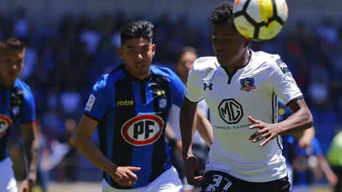 Alexander Bolaños en su paso por Colo Colo.