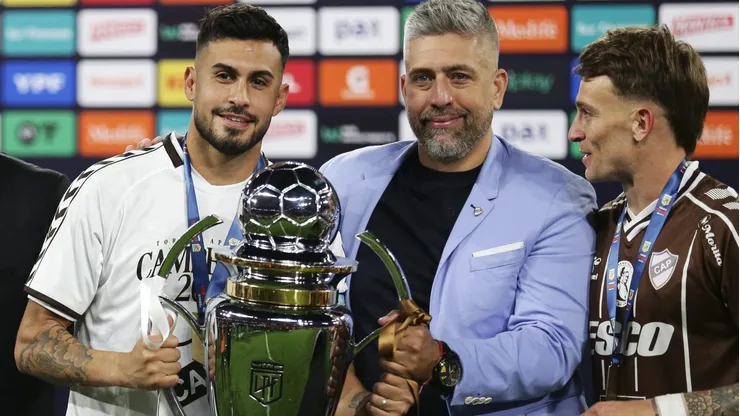 Ignacio Vázquez con otro de Platense que jugó en Chile: Guido Mainero, de paso por Deportes Iquique.