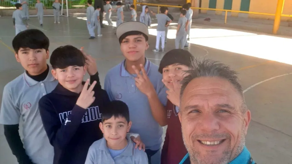 Jorge Roberto Cerino, ídolo de Coquimbo hoy como profesor en Vicuña (Cedida)