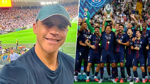 Sánchez disfrutó del triunfazo del PSG