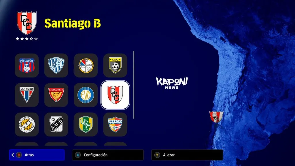 El nuevo escudo de Colo Colo en el eFootball 2026. | Foto: Felipe Kaponi.