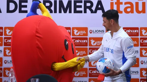 Fernando Zampedri en la previa al clásico.