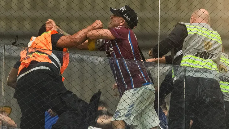 Una imagen que nadie quiere ver en la Copa Sudamericana.