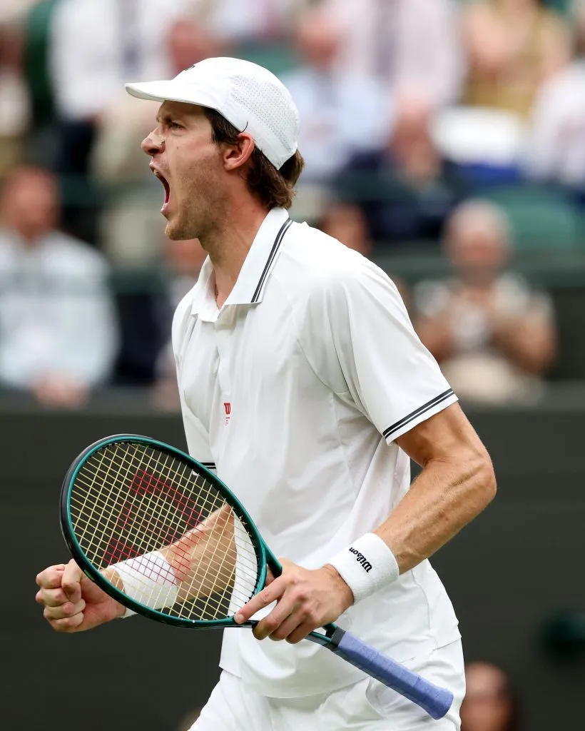 Nicolás Jarry en Wimbledon 2025 (Getty Images).