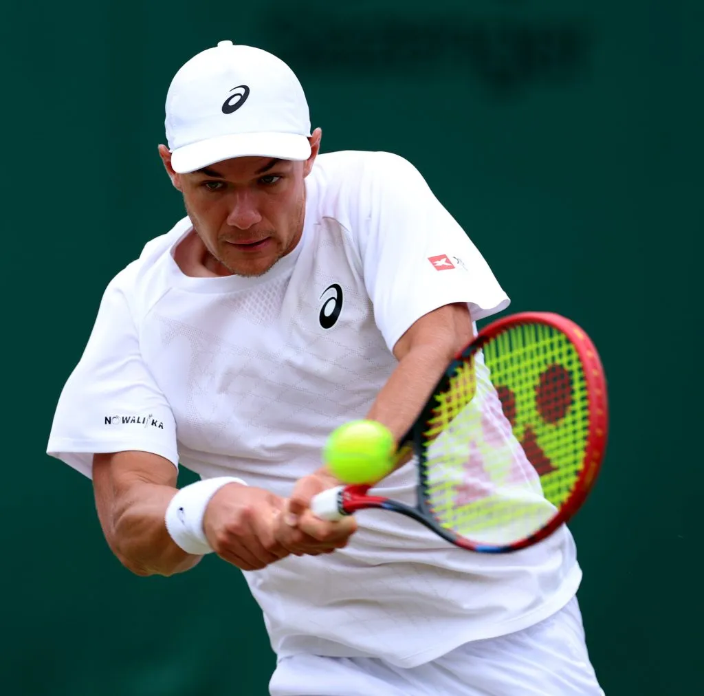 Kamil Majchrzak en Wimbledon 2025 (Getty Images).