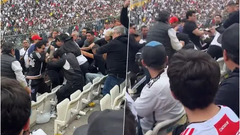 Los hinchas de Colo Colo a los combos en el Monumental